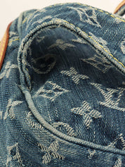 2007年製 デニムモノグラムバムバッグ インディゴ