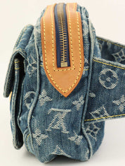 2007年製 デニムモノグラムバムバッグ インディゴ