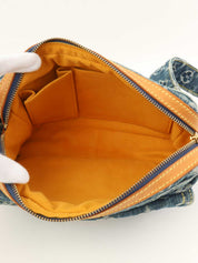 2007年製 デニムモノグラムバムバッグ インディゴ