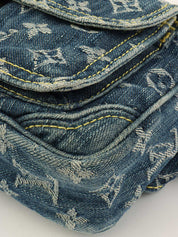 2007年製 デニムモノグラムバムバッグ インディゴ