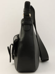 アナグラムエンボスワンショルダーバッグ ブラック