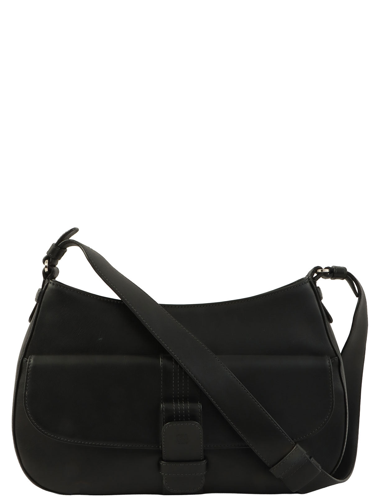 アナグラムエンボスワンショルダーバッグ ブラック