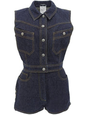 1997年製 デニムCCマークボタンセットアップ インディゴ