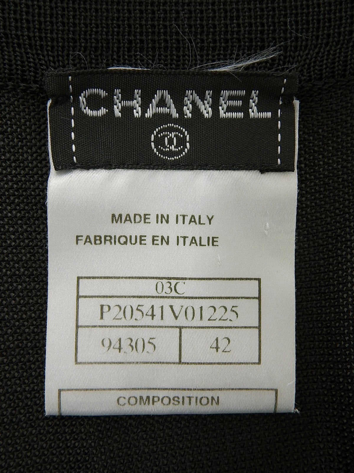 2003年製 CCマークフラワーモチーフキャミソール ブラック