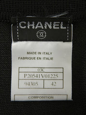 2003年製 CCマークフラワーモチーフキャミソール ブラック