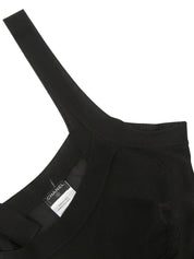 2003年製 CCマークフラワーモチーフキャミソール ブラック