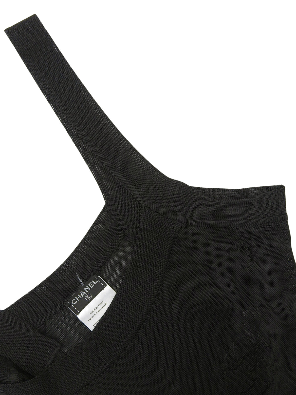 2003年製 CCマークフラワーモチーフキャミソール ブラック