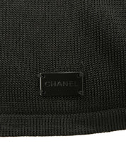 2003年製 CCマークフラワーモチーフキャミソール ブラック