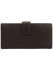 GG Stitch Sherry Line Long Wallet Dark Brown
