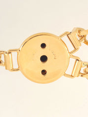 スターモチーフラウンドロゴチェーンベルト　ゴールド