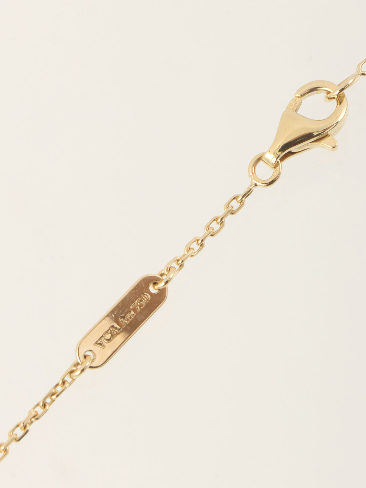 18Kヴィンテージアルハンブラネックレス ブラック/ゴールド