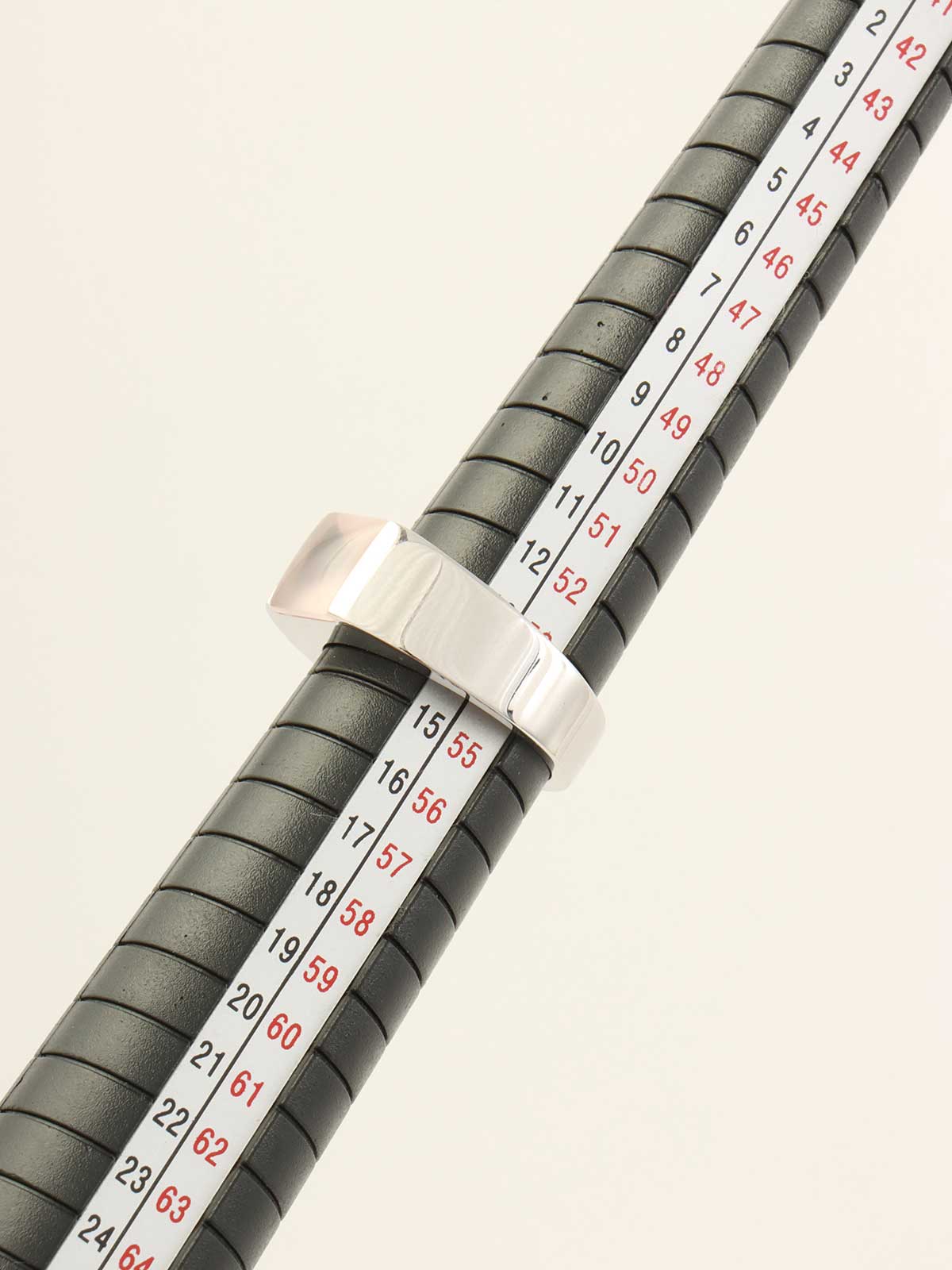 K18WGローズクオーツリング　ホワイトゴールド