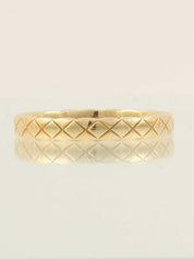 18Kココクラッシュリング ゴールド