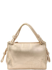 Anagram Stitch Handbag in gold