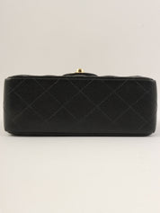 2004年頃製 キャビアスキンクラシックフラップチェーンバッグミニ ブラック