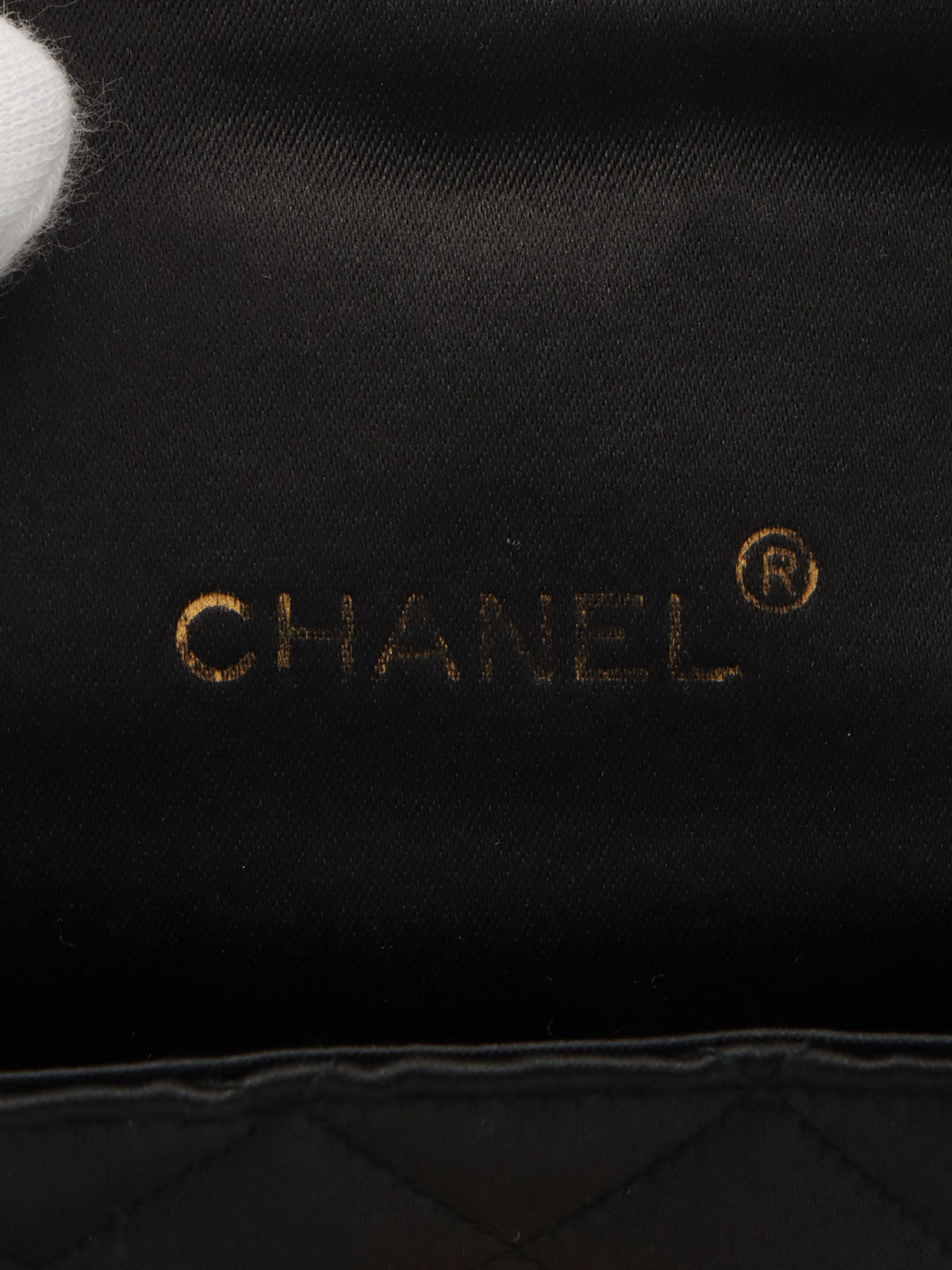 1985~1990年頃製 マトラッセステッチCCターンロックチェーンショルダーバッグミニ ブラック