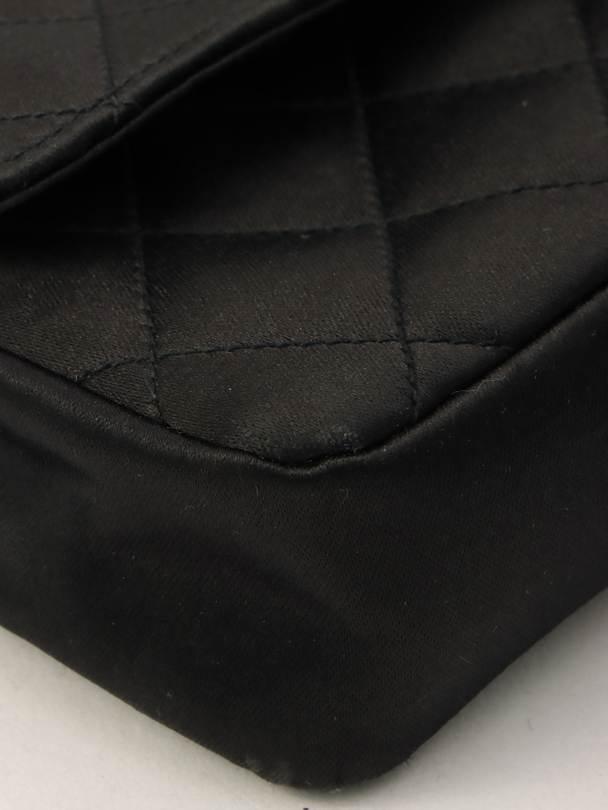 1985~1990年頃製 マトラッセステッチCCターンロックチェーンショルダーバッグミニ ブラック