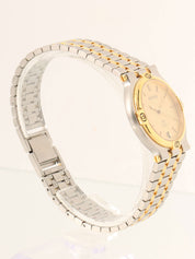 Round Logo Face Watch Silver/Gold