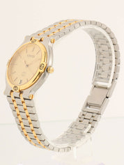 Round Logo Face Watch Silver/Gold
