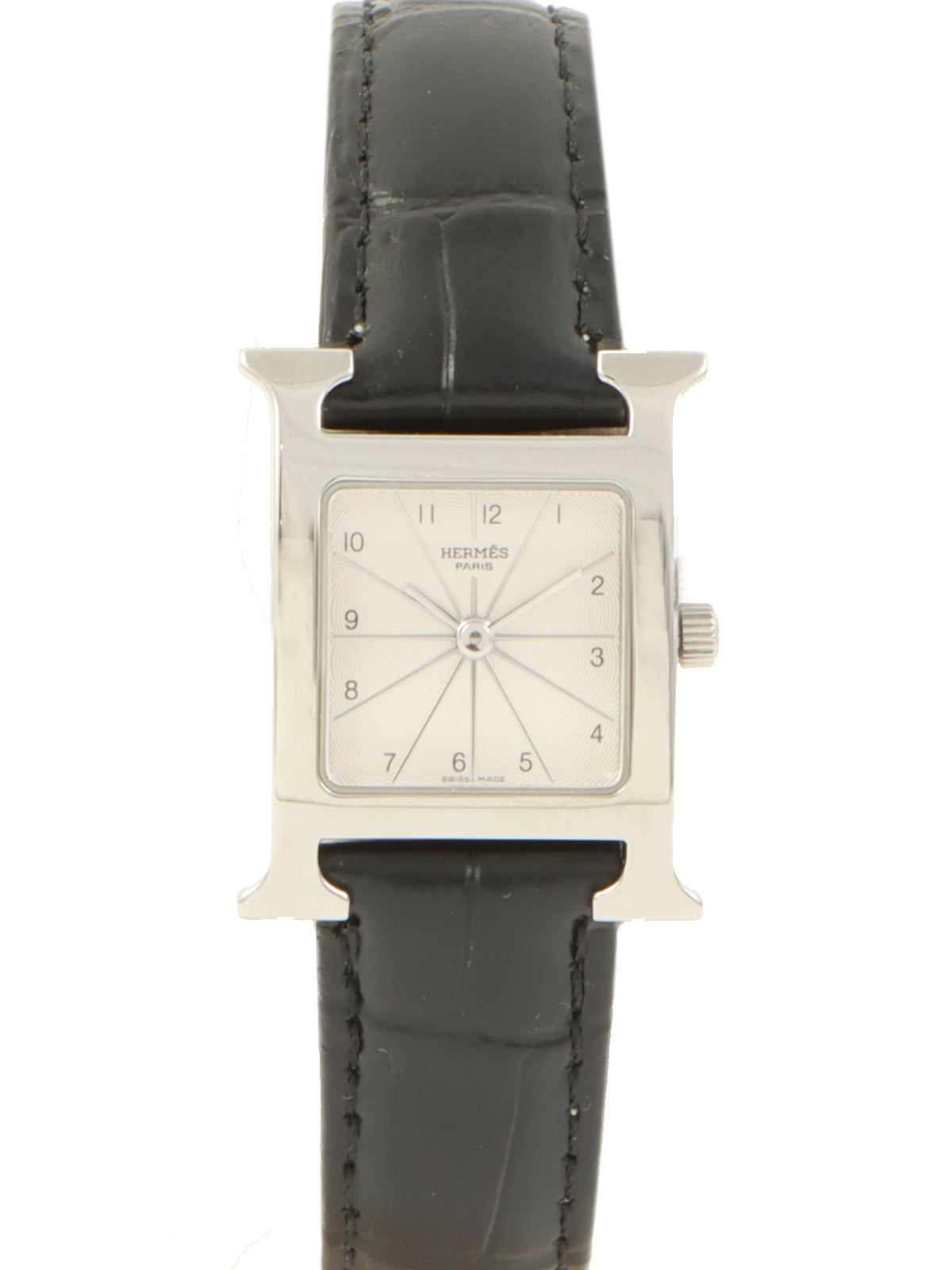 Hウォッチ ブラック/シルバー