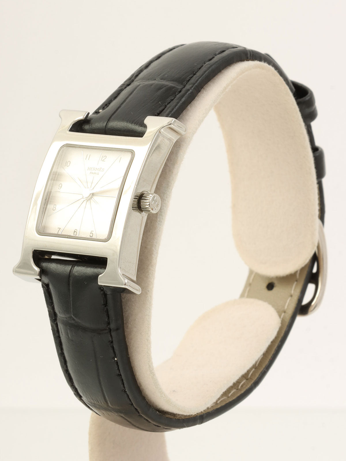 Hウォッチ　ブラック/シルバー