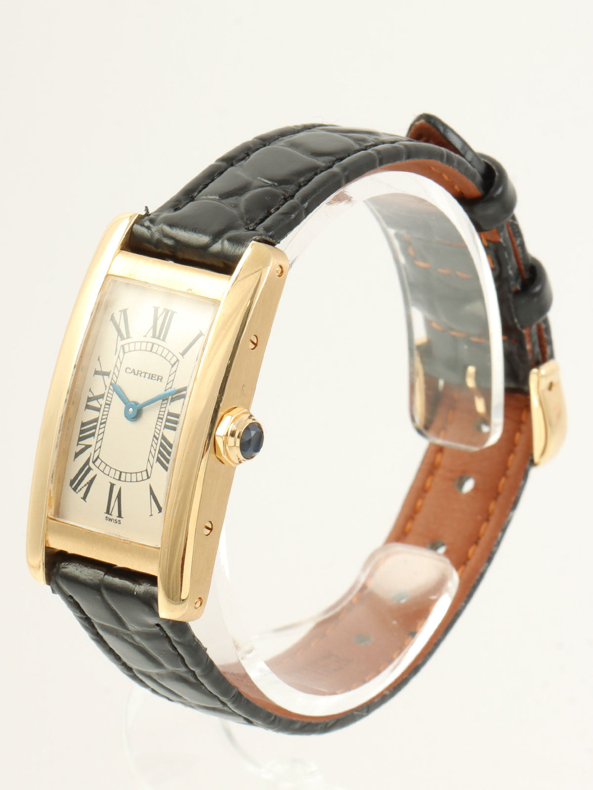 18Kタンクアメリカン ゴールド/ブラック