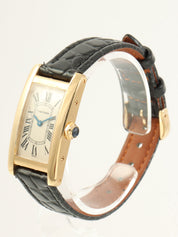 18Kタンクアメリカン ゴールド/ブラック