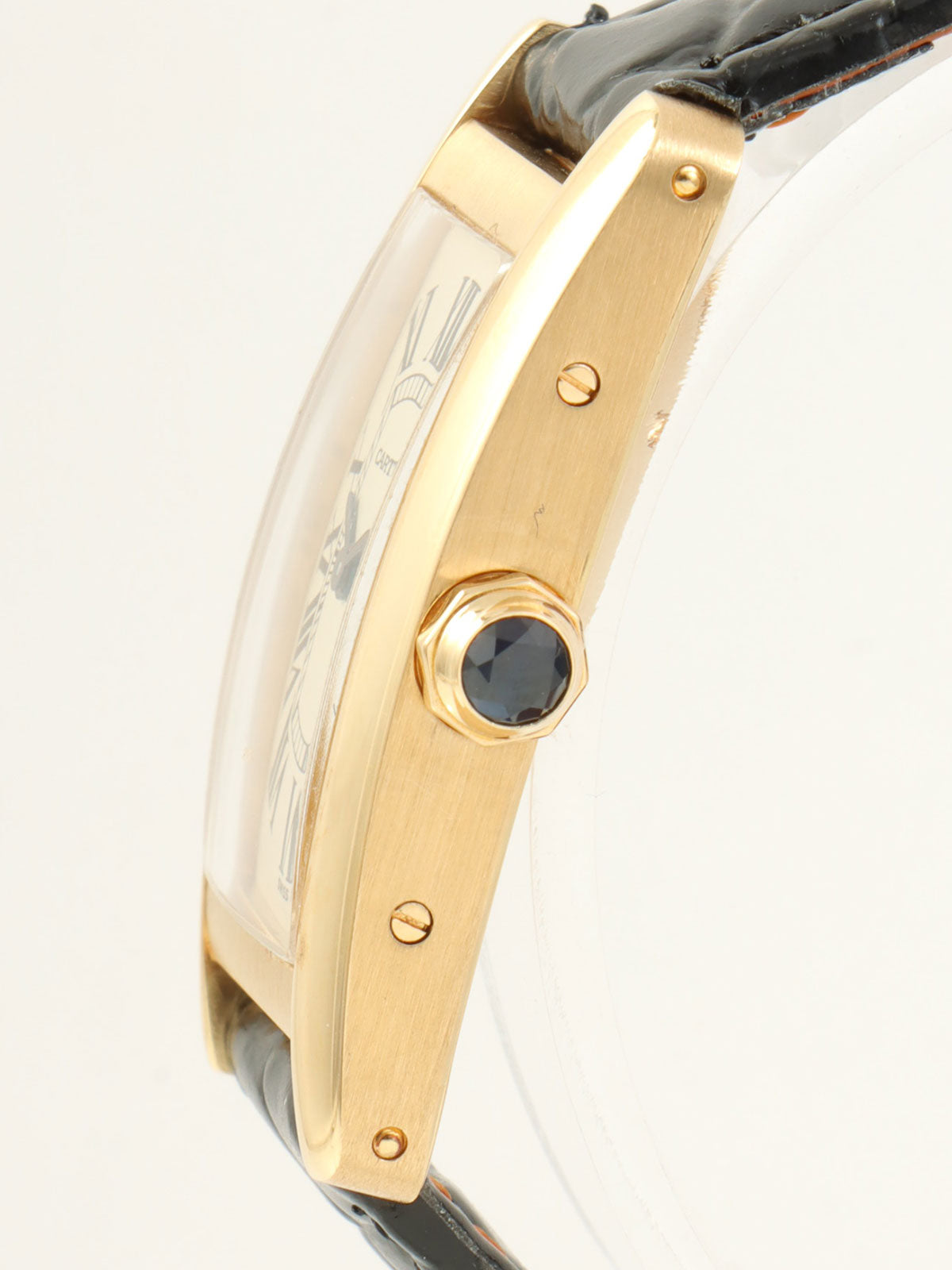 18Kタンクアメリカン ゴールド/ブラック