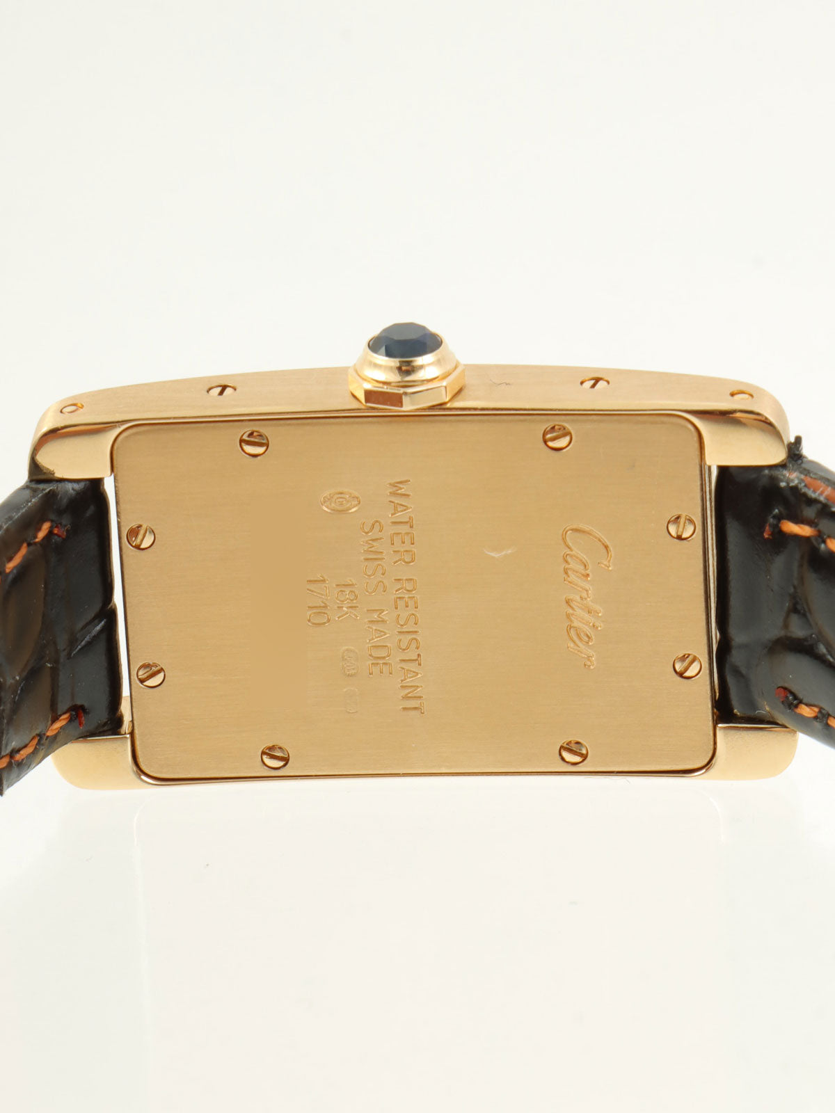 18Kタンクアメリカン ゴールド/ブラック