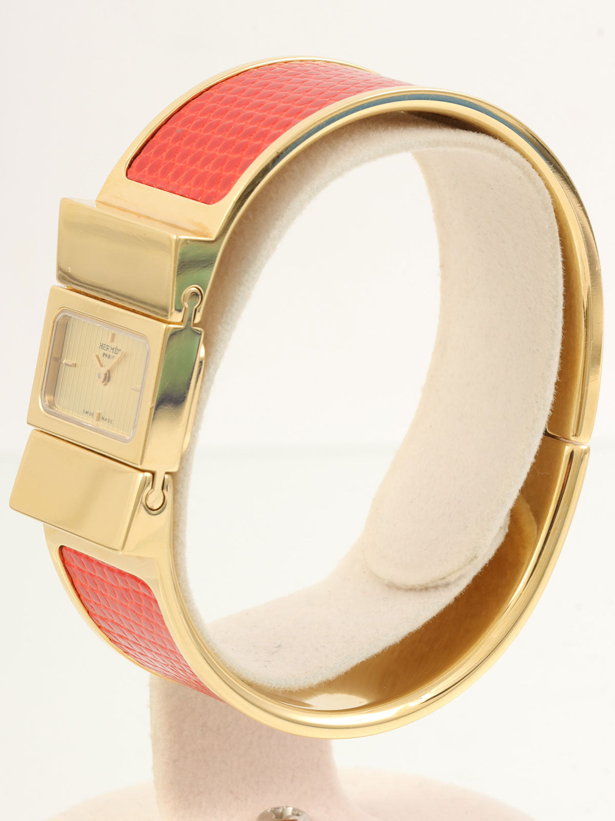 Lizard Locket Gold/Red