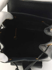 Pigskin Bamboo Backpack Mini Navy