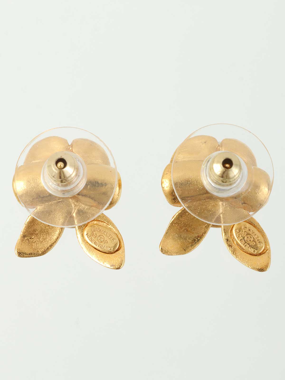 1999年製　カメリアピアス　ゴールド