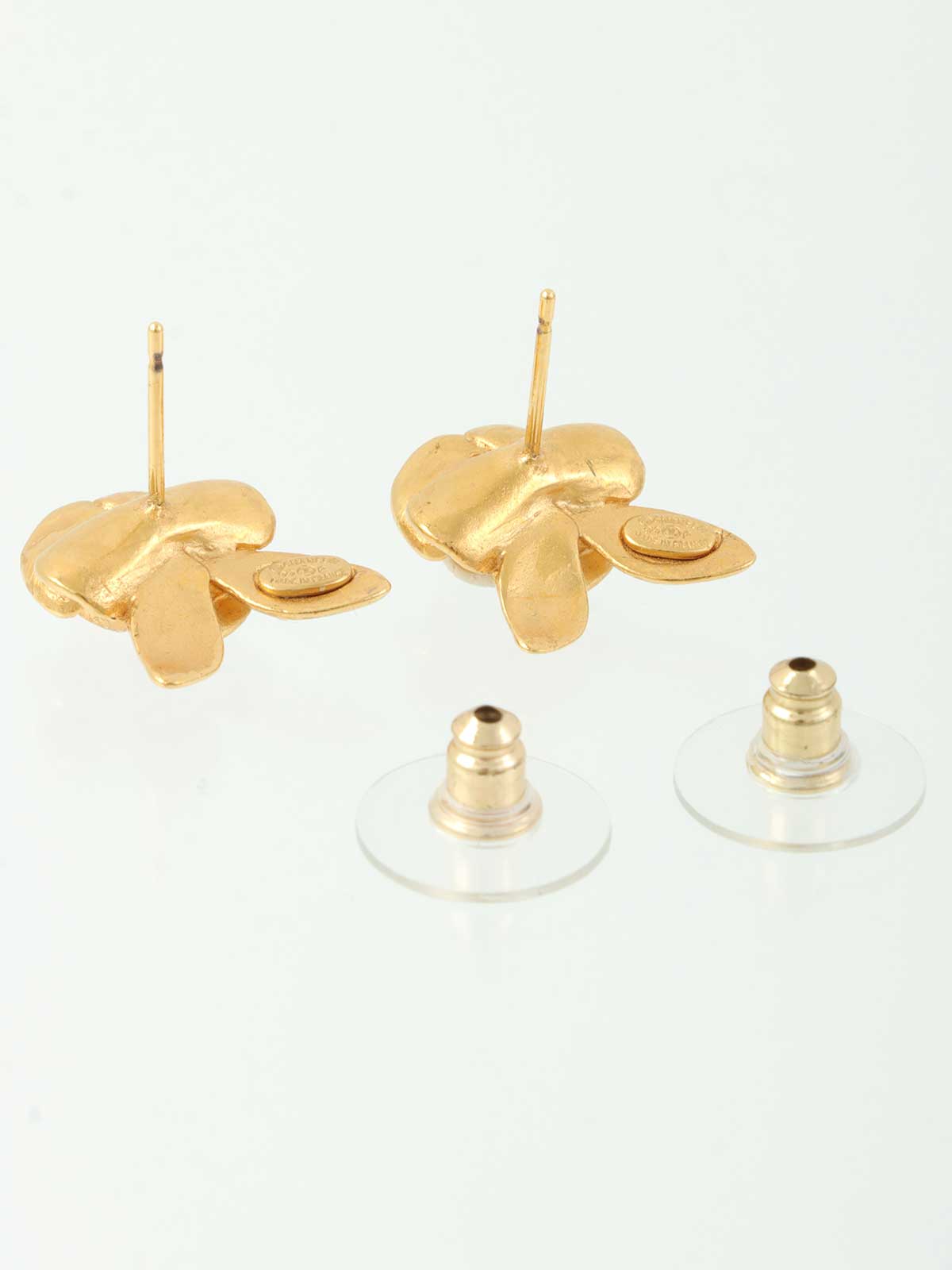 1999年製　カメリアピアス　ゴールド