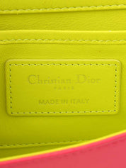 カナージュ横長チェーンショルダーバッグ 青/赤