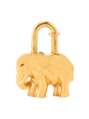 Elephant Cadena Charm Gold