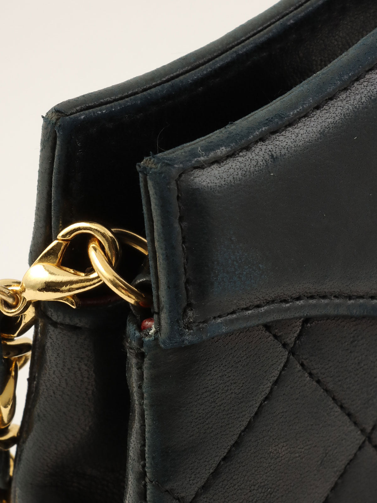 1990年頃製 CCターンロック2wayチェーンバッグミニ ブラック