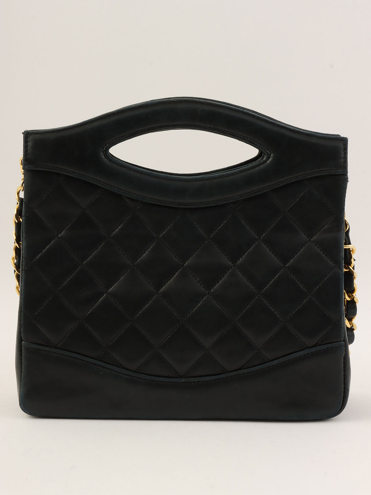 1990年頃製 CCターンロック2wayチェーンバッグミニ ブラック