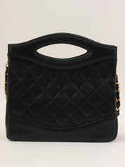 1990年頃製 CCターンロック2wayチェーンバッグミニ ブラック