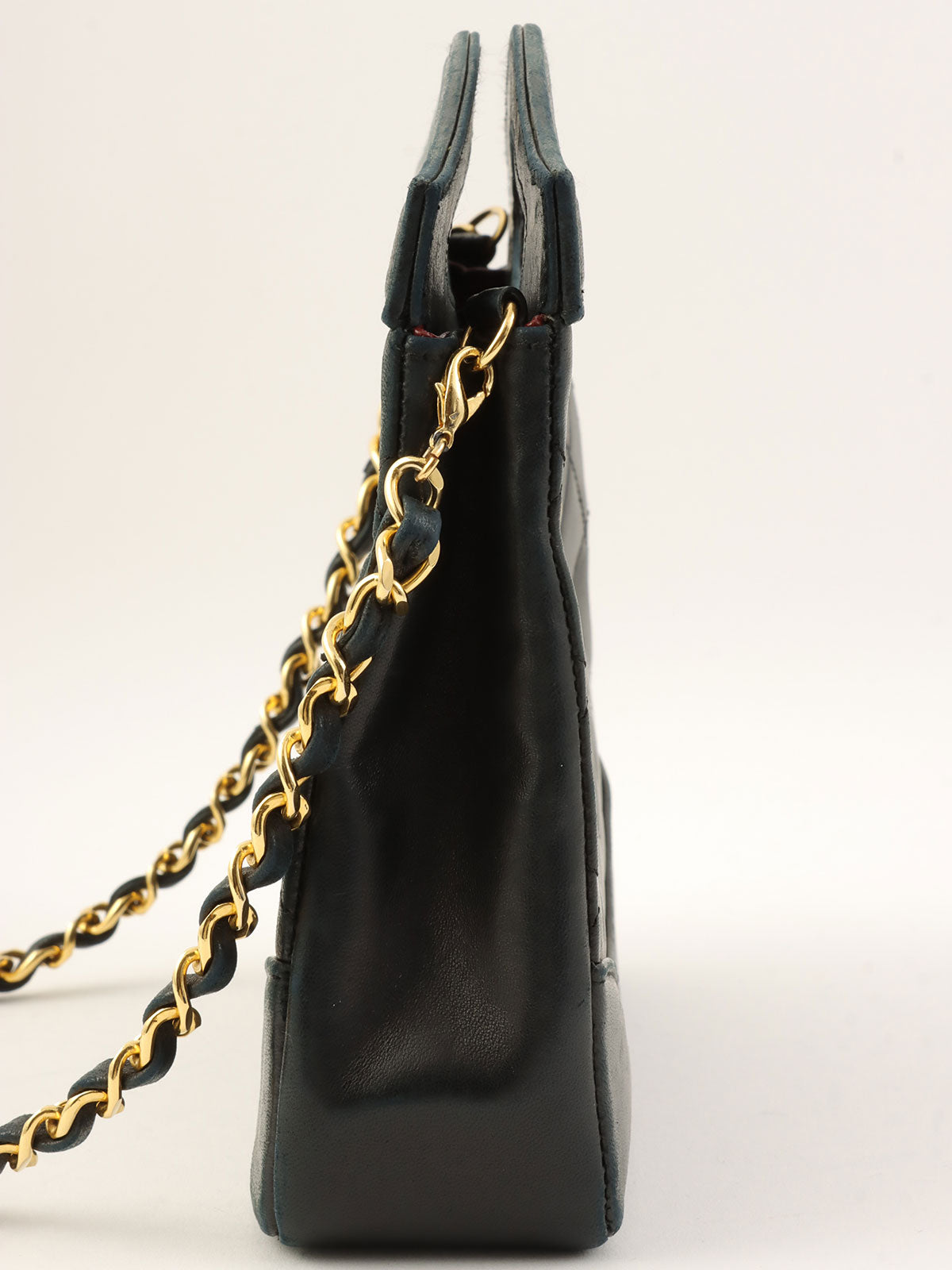 1990年頃製 CCターンロック2wayチェーンバッグミニ ブラック