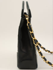 1990年頃製 CCターンロック2wayチェーンバッグミニ ブラック