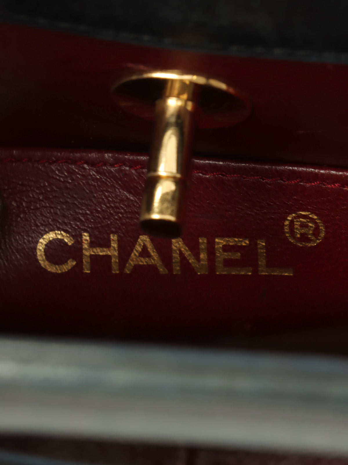 1990年代 CC Turnlock 双向链条包 迷你黑色