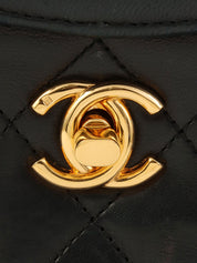 1990年頃製 CCターンロック2wayチェーンバッグミニ ブラック