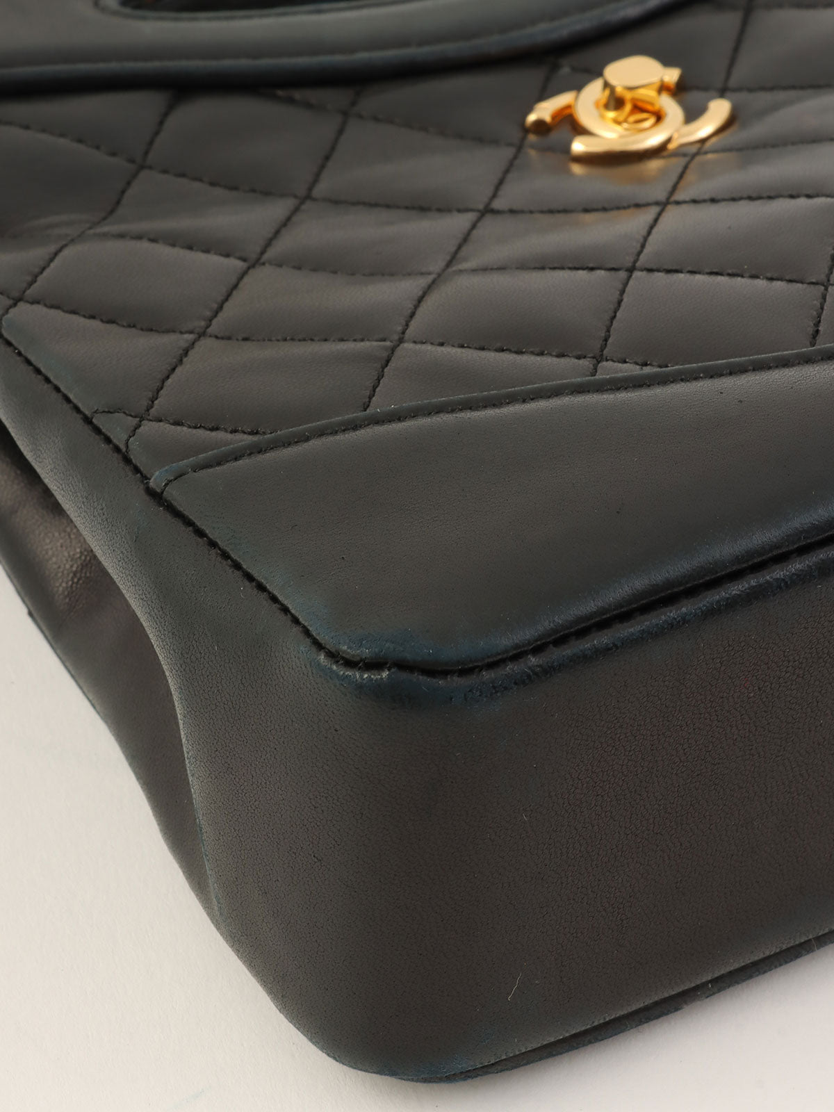 1990年代 CC Turnlock 双向链条包 迷你黑色