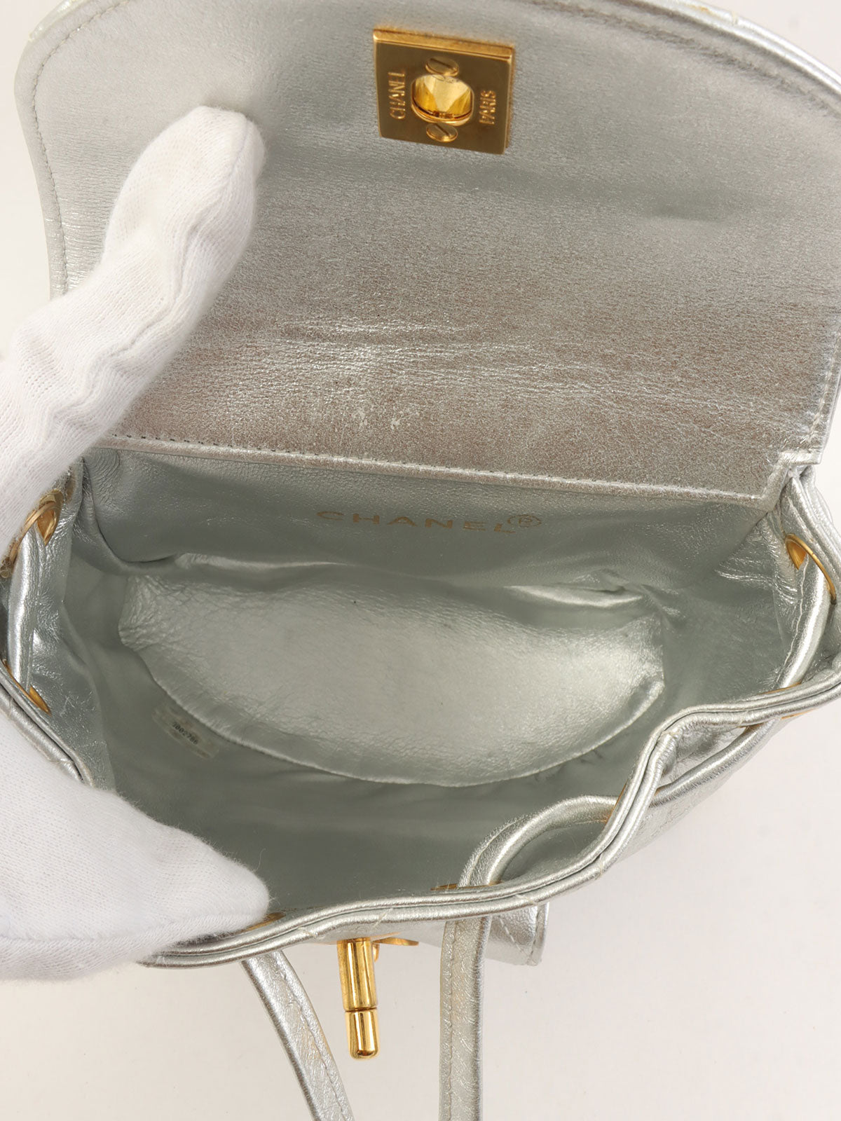 1995年頃製 ダブルCCターンロックバックパックミニ シルバー