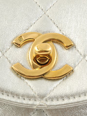 1995 Double CC Turnlock Backpack Mini Silver