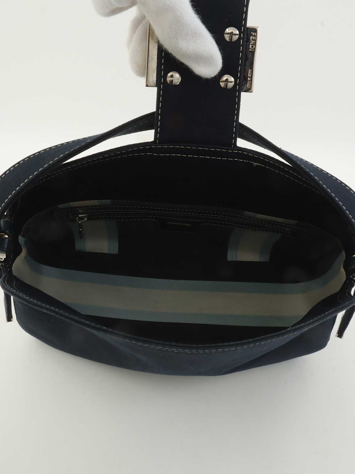 キャンバスマンマバケット ネイビー