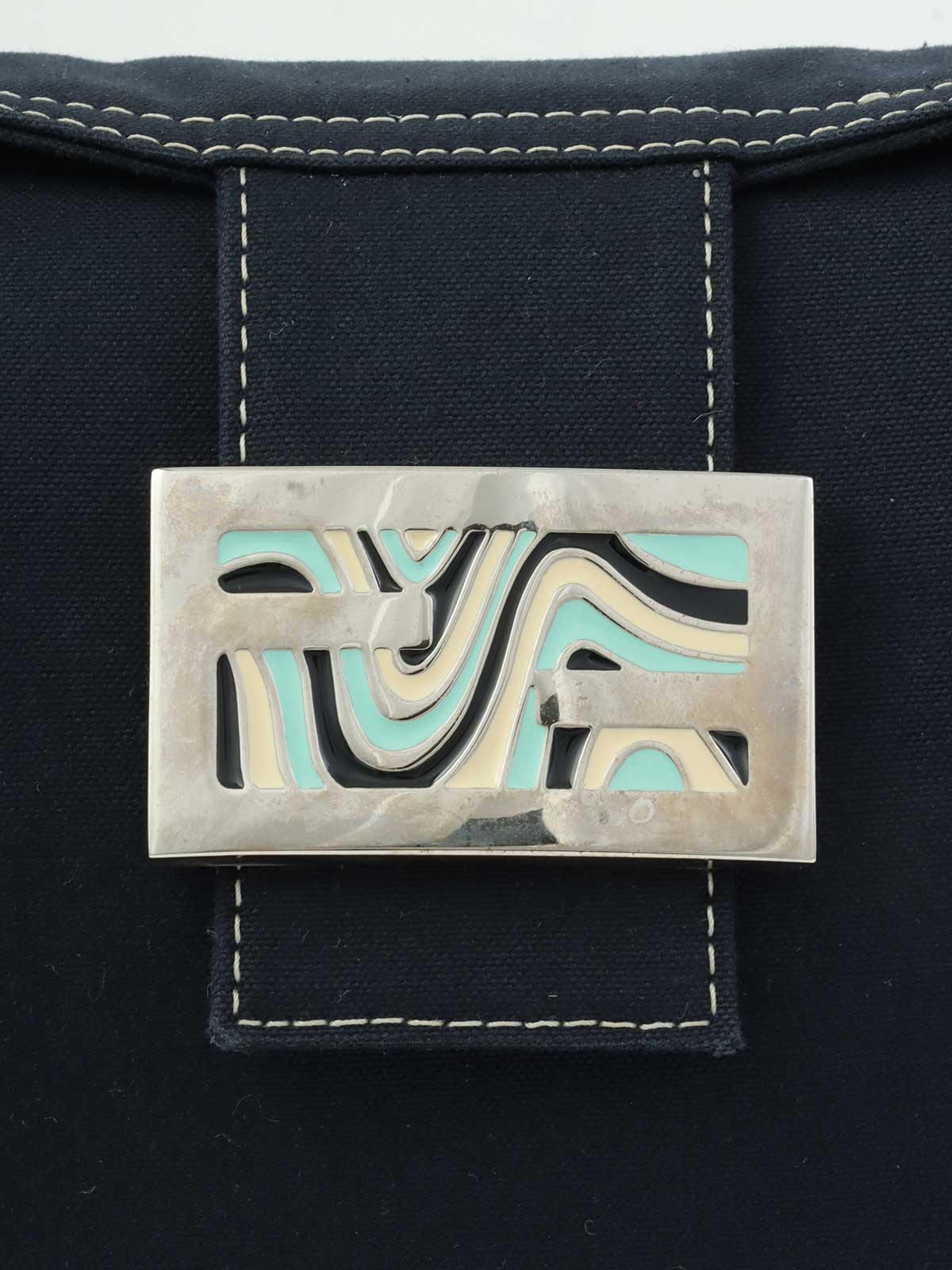 キャンバスマンマバケット ネイビー