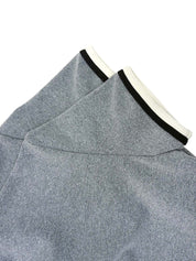 ココマーク刺半袖トップス グレー