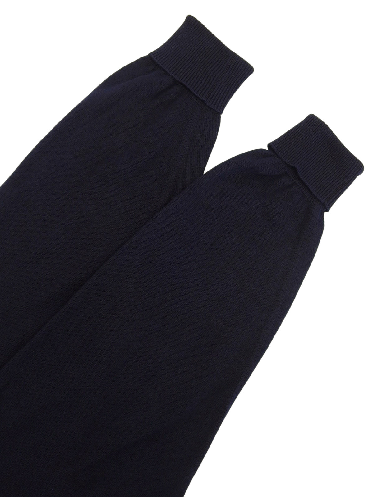 コットンニット長袖トップス ネイビー