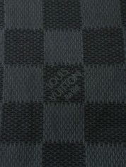 Damier Pattern Half Sleeve Shirt in Black
